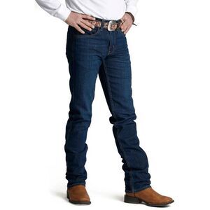 Justin Flame Resistant Men's Size 48x34 Straight Blue Denim Jeans F1 JW11006 MP3